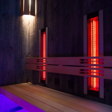 De helderheid van een infrarood sauna